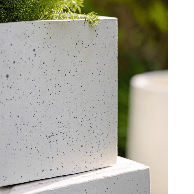 Modern White Square Planter (ONLINE EXCLUSIVE)