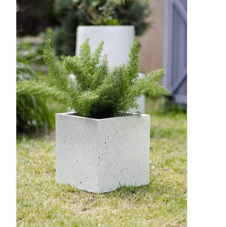 Modern White Square Planter (ONLINE EXCLUSIVE)