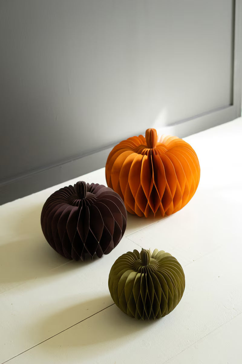 Paper Accordian Pumpkins
