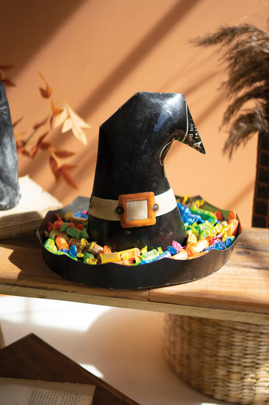 Recycled Metal Witch Hat