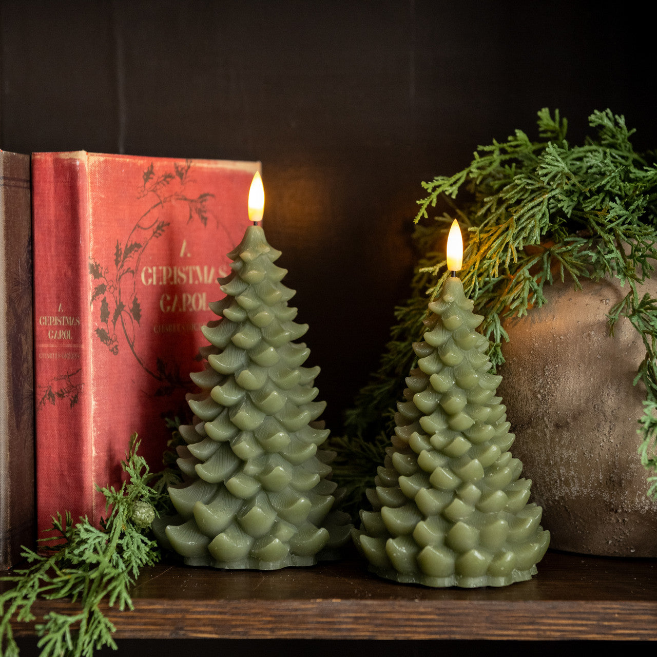 Tree 3D Flame Candle