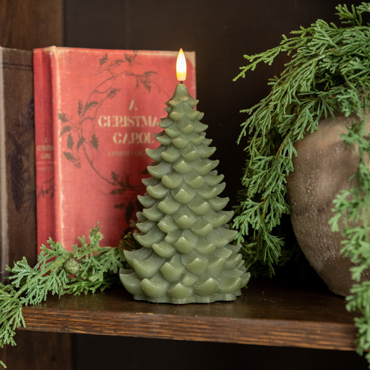 Tree 3D Flame Candle