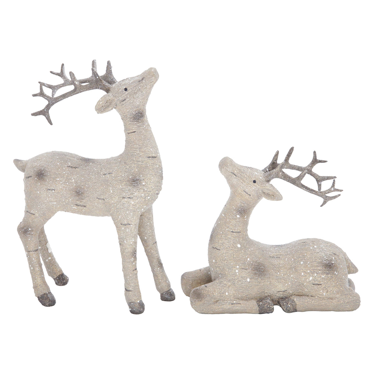 Set of 2 Birch Deer