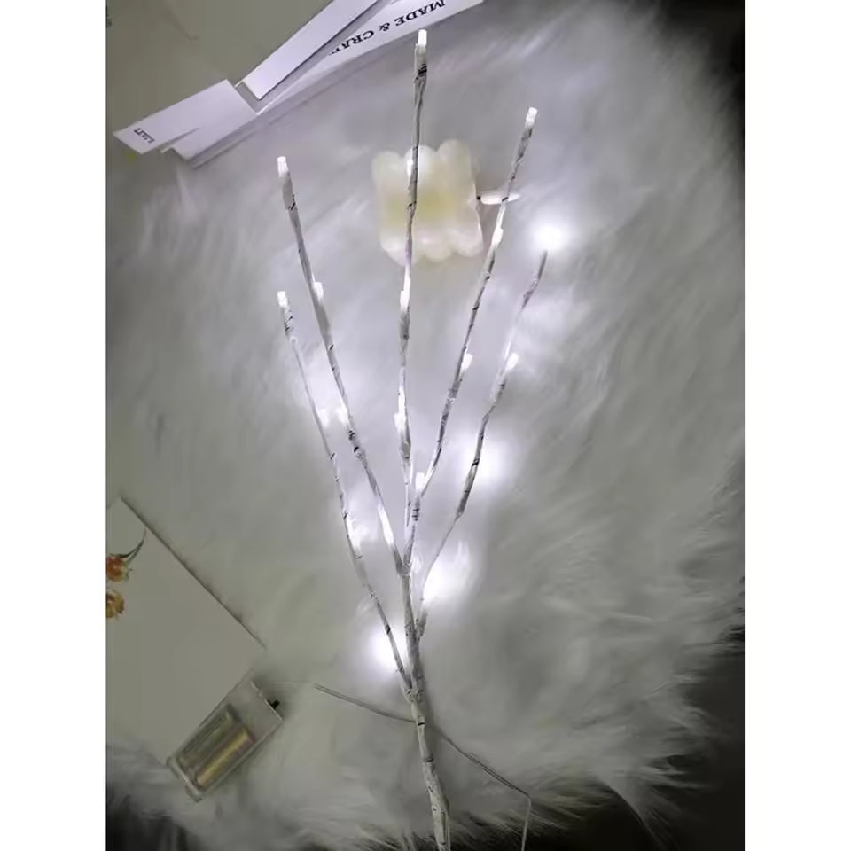 Lighted Birch Branch