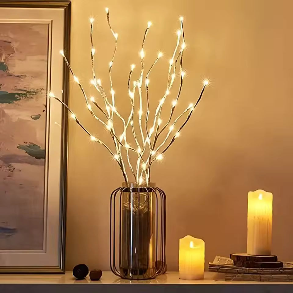 Lighted Birch Branch