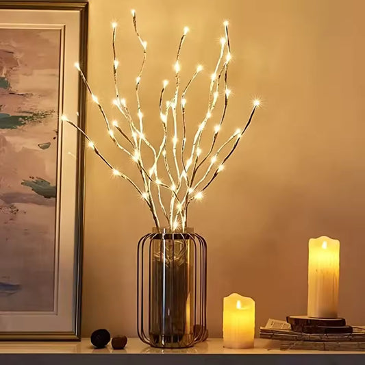 Lighted Birch Branch