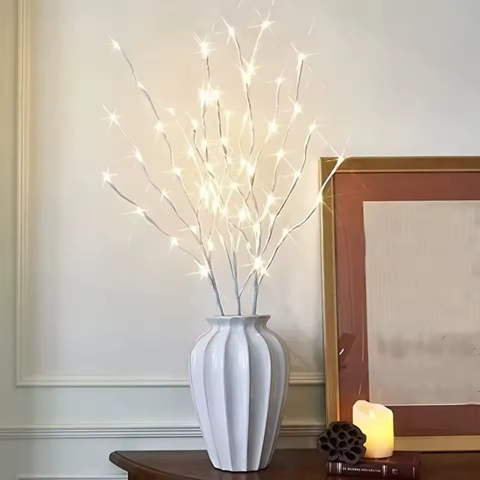 Lighted Birch Branch