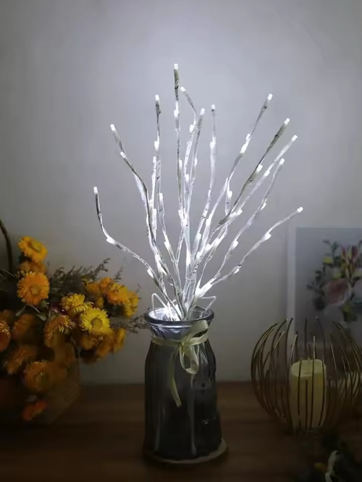 Lighted Birch Branch