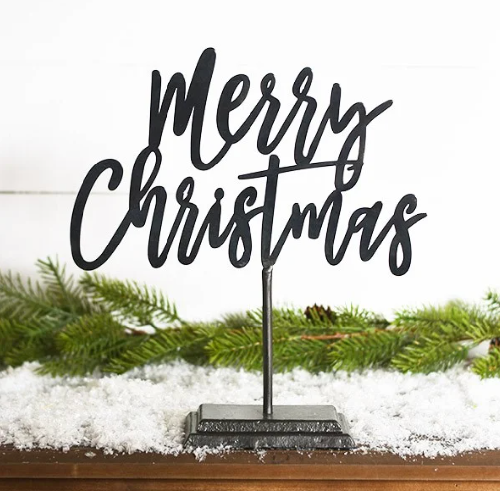 Merry Christmas Stand Sign