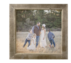 Thick Barnwood Custom Photo Frames