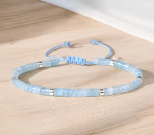 Blue Bead Bracelet
