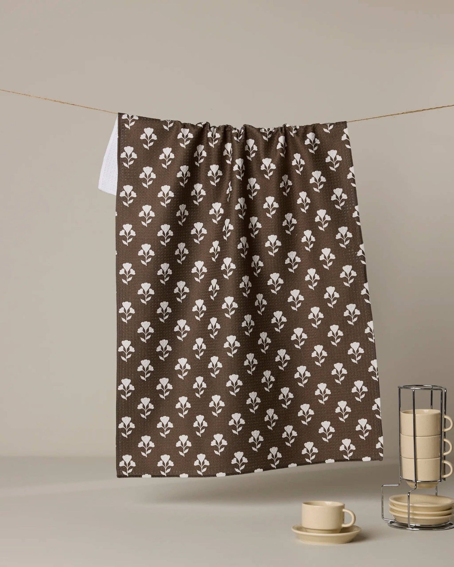 Fall Bloom Tea Towel