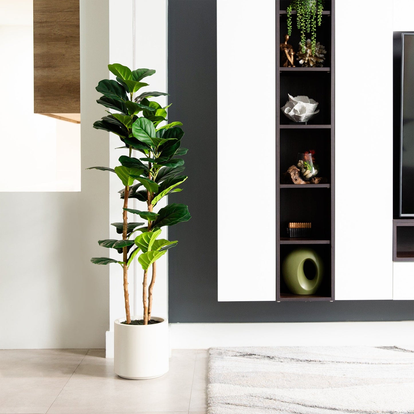 5’ Artificial Fiddle Leaf Tree - ONLINE EXCLUSIVE