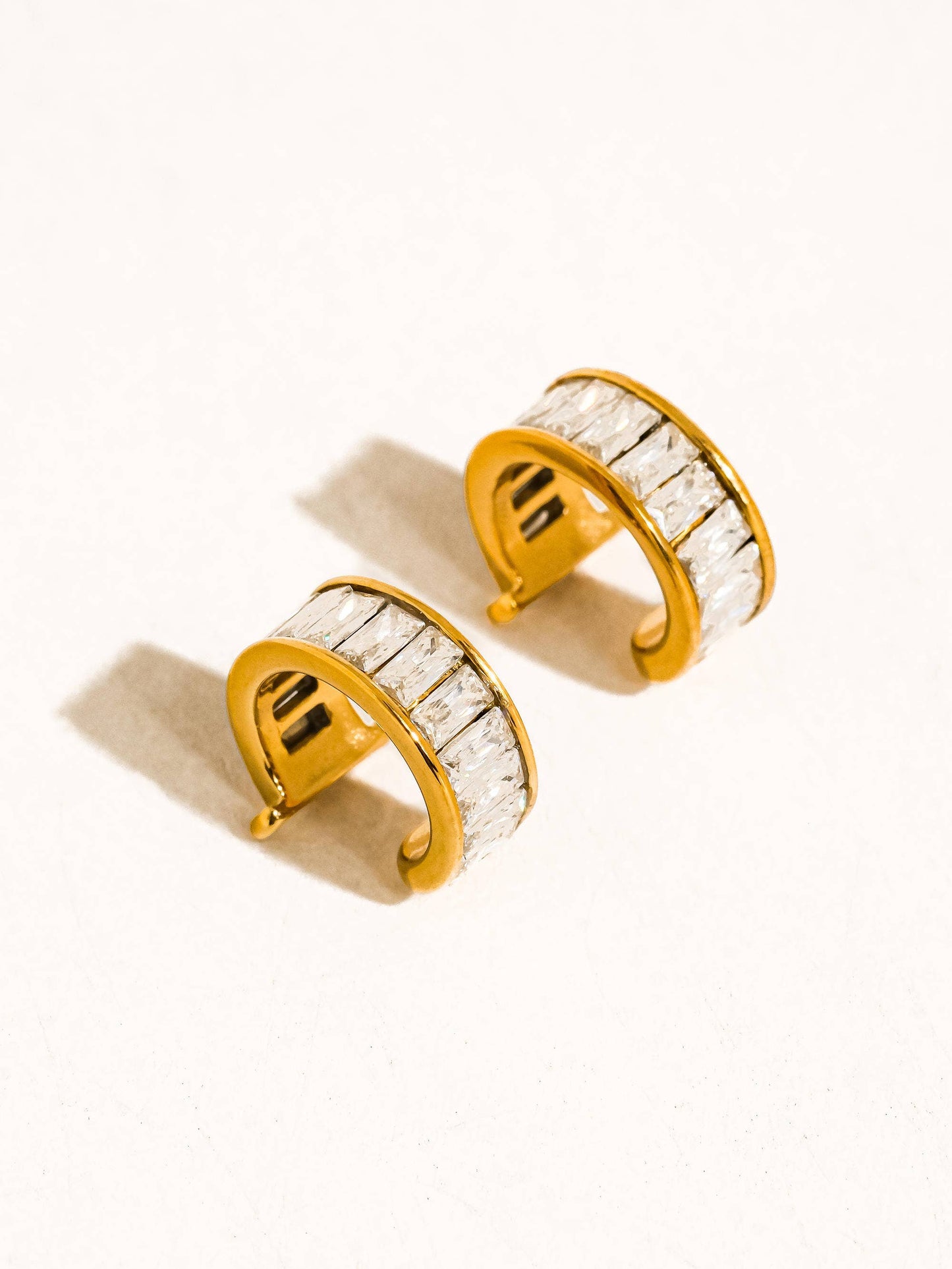 Baguette Gold Non-Tarnish Ear Cuff