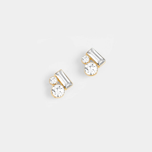 Bejeweled Cluster Stud Earring