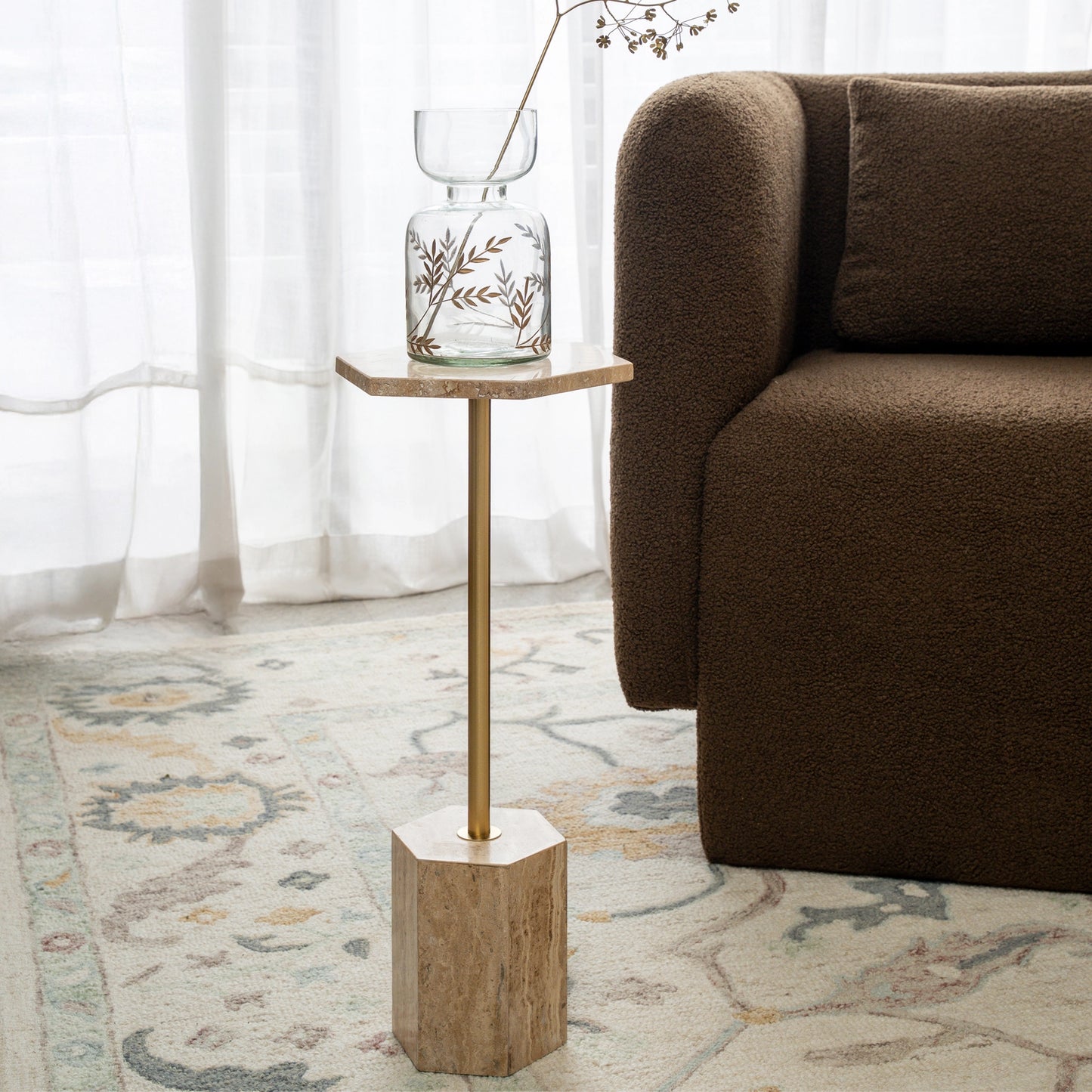 Travertine Cocktail Table  (ONLINE EXCLUSIVE)