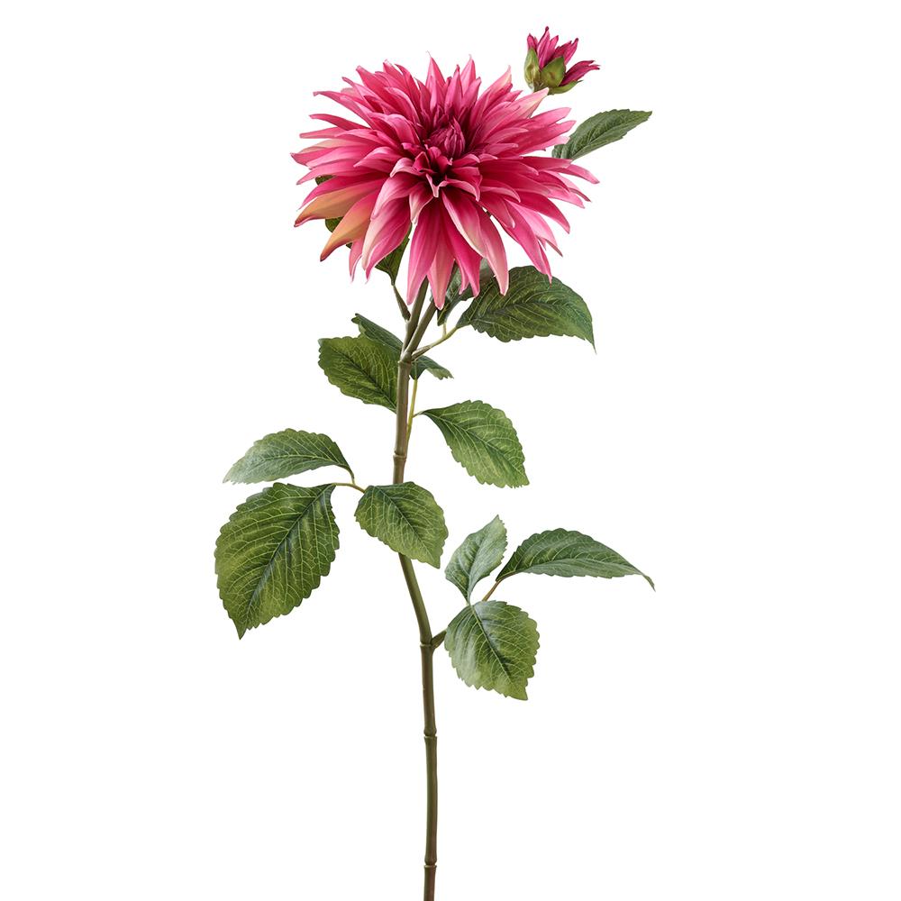 Dahlia Spray - Deep Pink