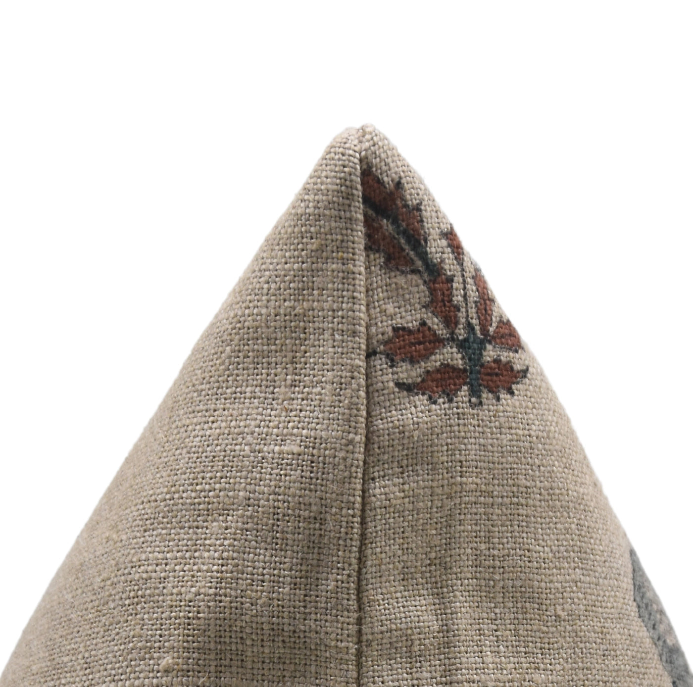 Block Printed Thick Linen Pillow Case (ONLINE EXCLUSIVE)