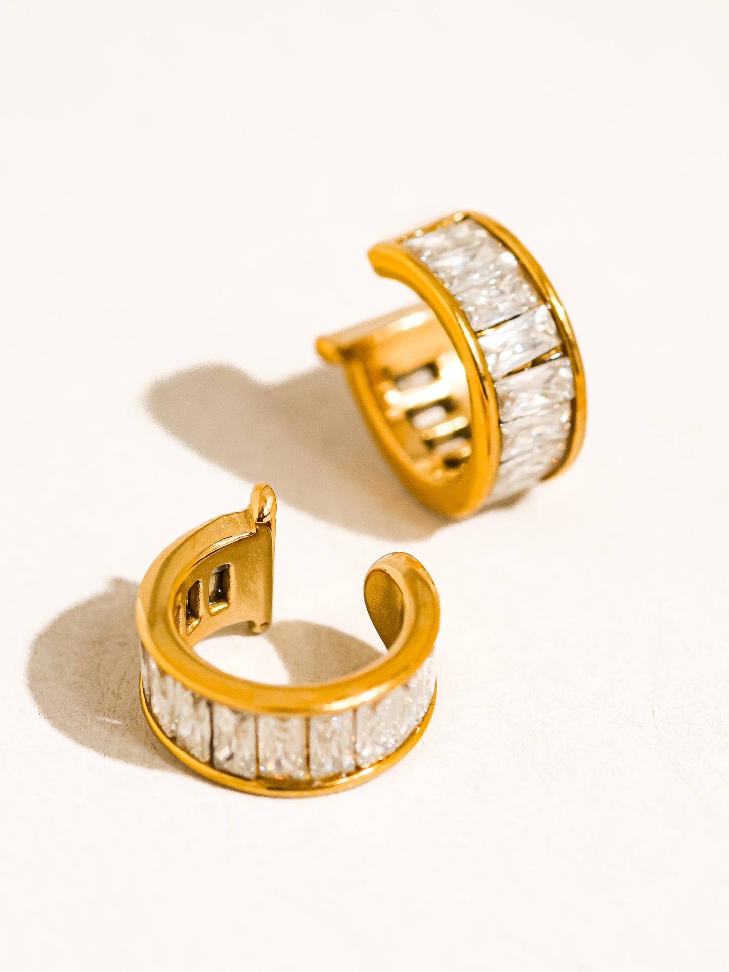 Baguette Gold Non-Tarnish Ear Cuff