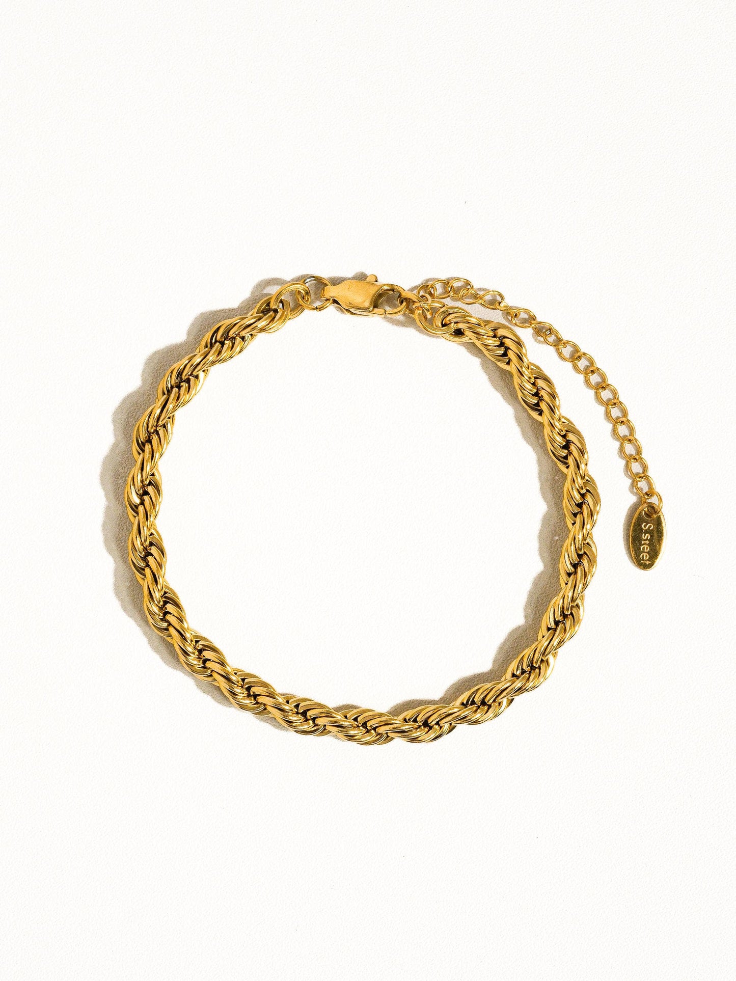 Sadie Gold Non-Tarnish Braided Bracelet