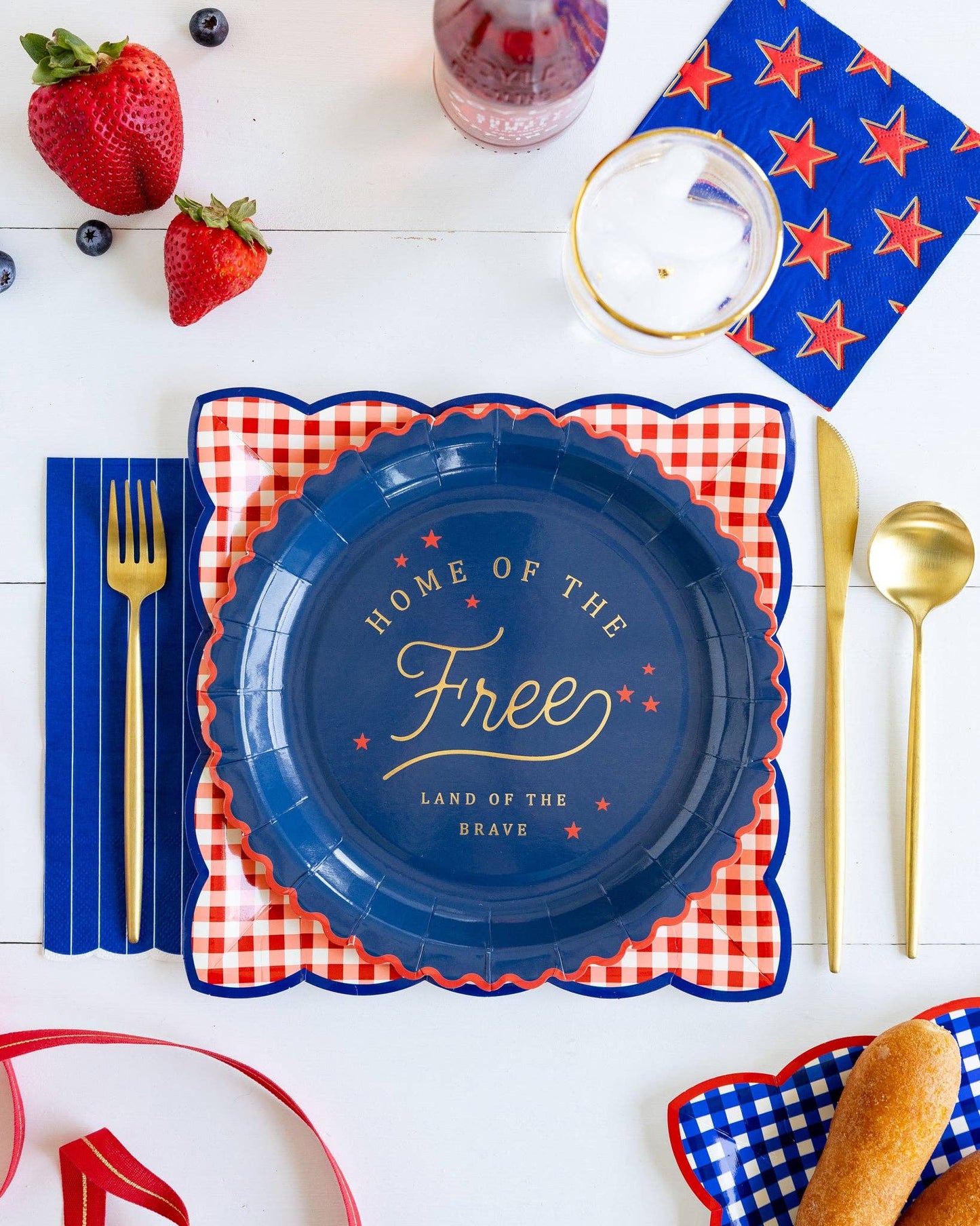 Home of the Free Paper Plate