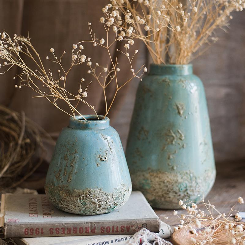 Turquoise Ceramic Vase (ONLINE EXCLUSIVE)