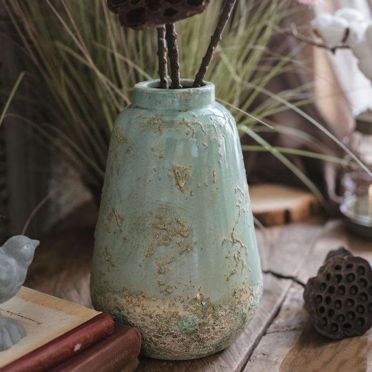 Turquoise Ceramic Vase (ONLINE EXCLUSIVE)