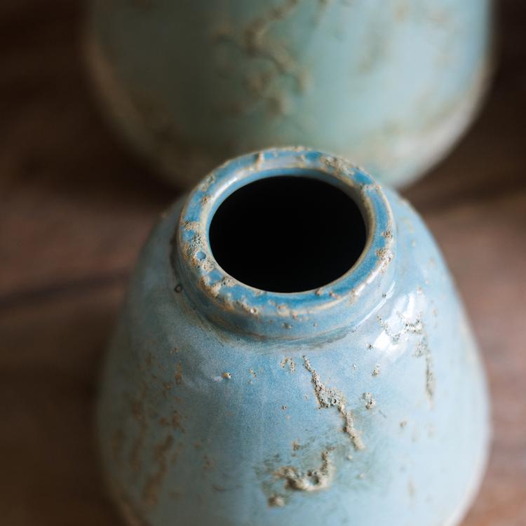 Turquoise Ceramic Vase (ONLINE EXCLUSIVE)