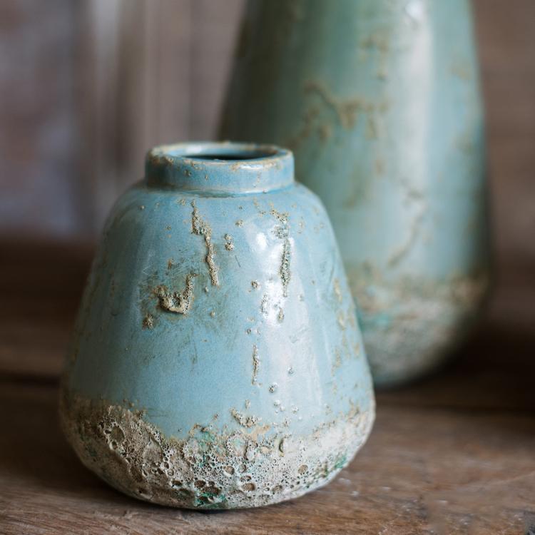 Turquoise Ceramic Vase (ONLINE EXCLUSIVE)