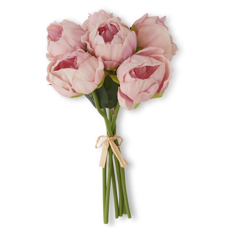 Feel-Real Faux Pink Peony