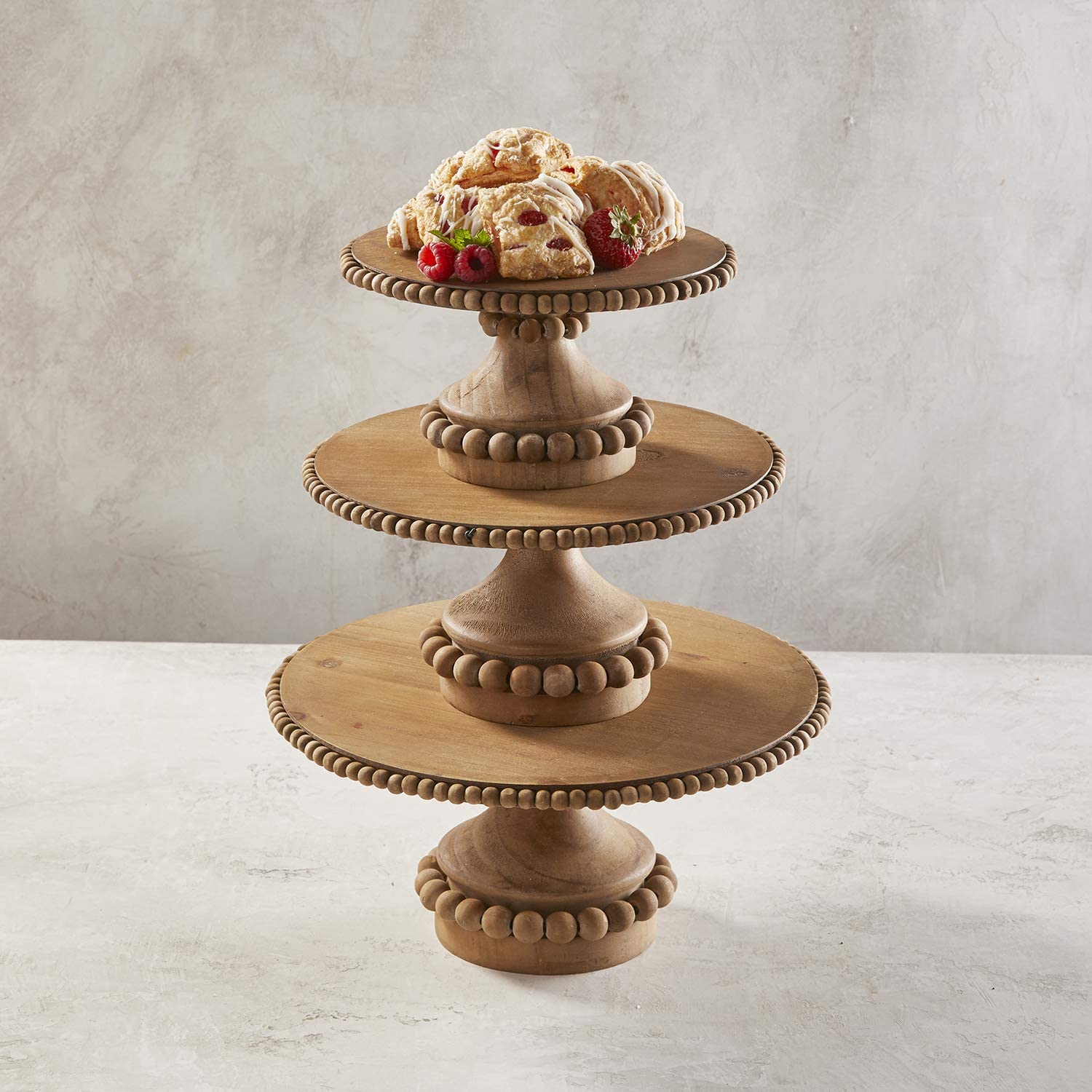 Beaded cake stand hotsell