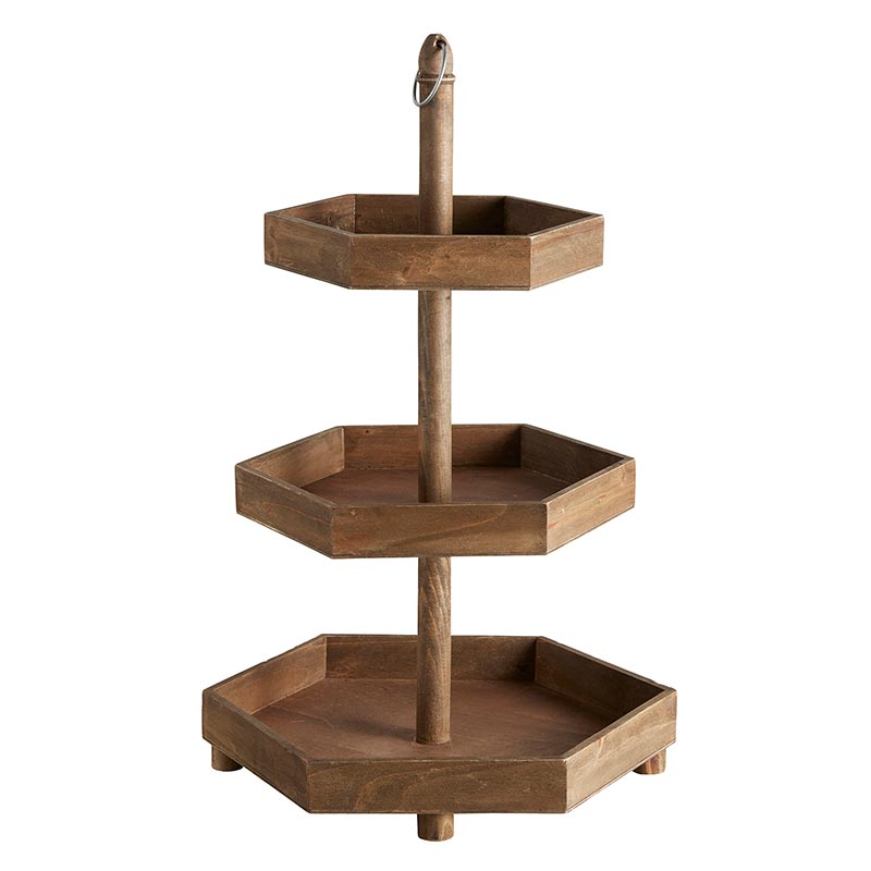 Wooden 3-Tier Stand