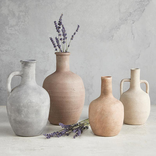 Taupe Jug Vases