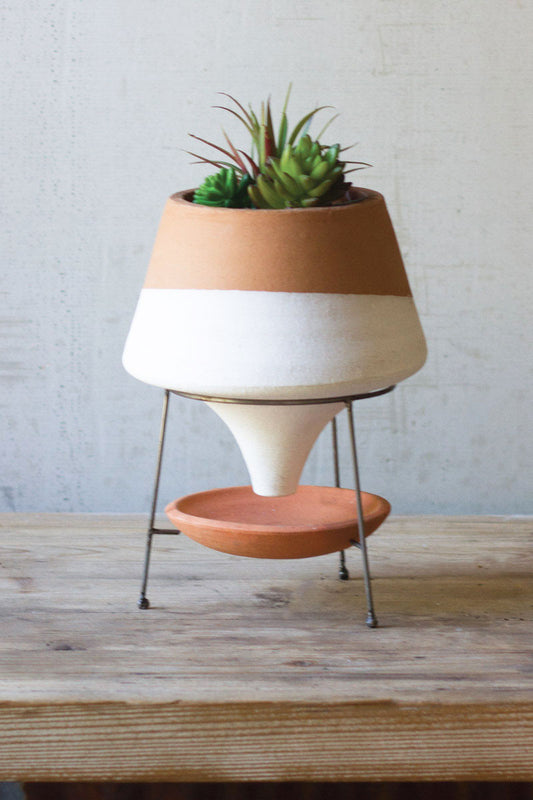 Terracotta Funnel Planter