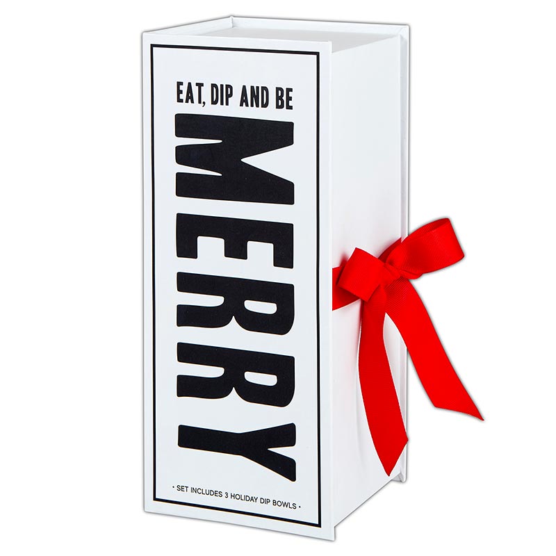 Eat, Dip, Be Merry Bowl Gift Set