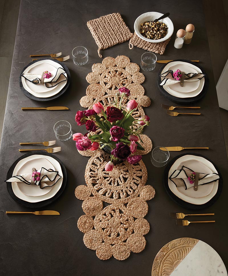 Woven Seagrass Table Runner