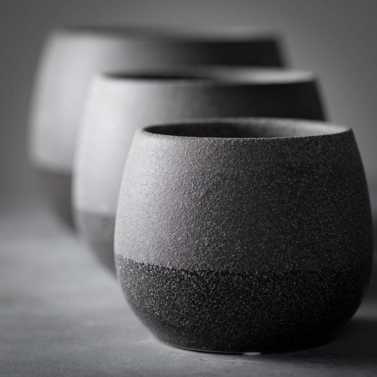 Matte Black Planter Pots