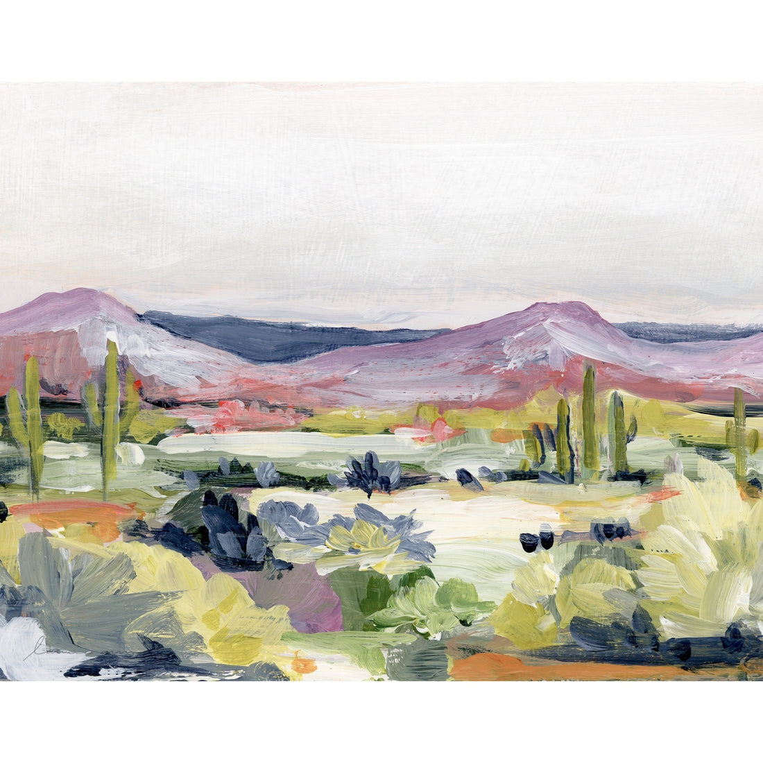 Desert Flora Horizontal Canvas Print
